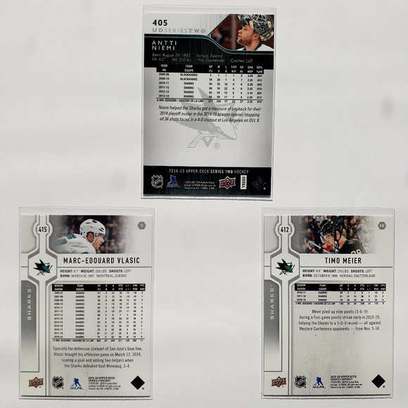 San Jose Sharks 9 Card Lot - HCKY [25_1] - Picture 6 of 8